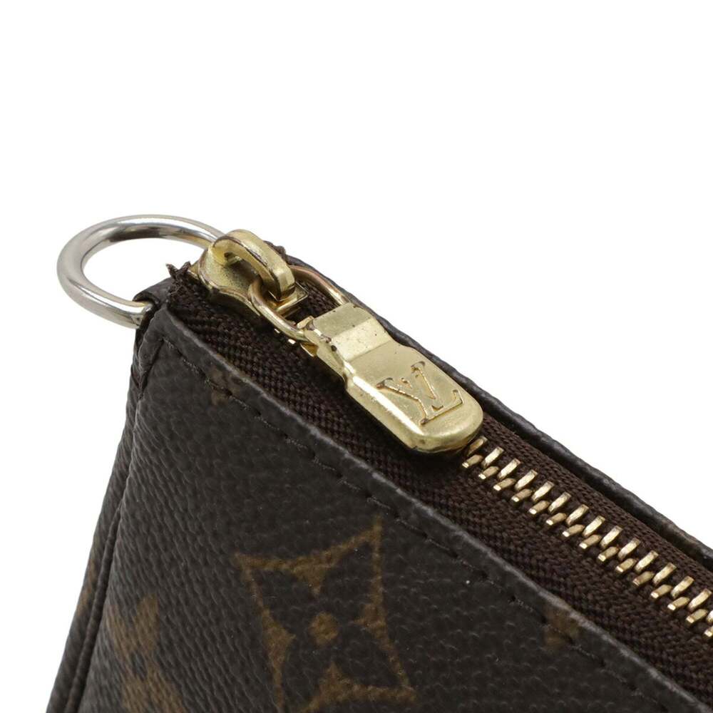LOUIS VUITTON Authentic Brown Monogram Pochette Pouch - Picture 5 of 8